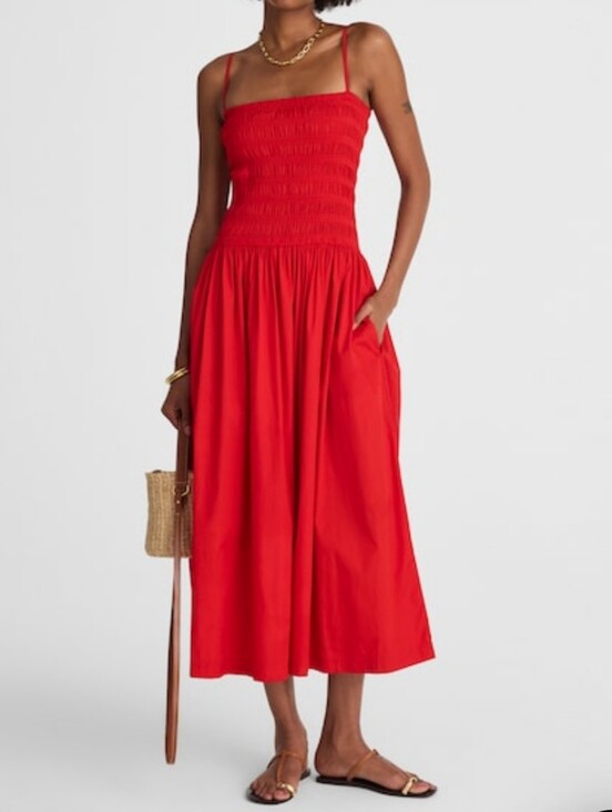 Madewell Dresses & Skirts - Madewell Smocked Maxi Dress Size Large NWT